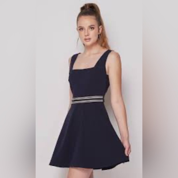 Teeze Me Dresses & Skirts - Teeze Me Navy Blue Fit & Flare‎ Dress Size 3-4